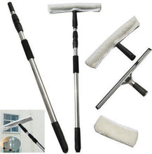 Afbeelding in Gallery-weergave laden, Telescoopsteel van 4,5 meter voor Efficiënt Ramenwassen met deze Glas reiniging set