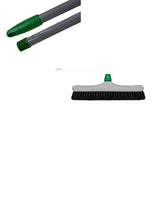 Afbeelding in Gallery-weergave laden, Zachte bezem met steel bezem voor binnen met bezemsteel